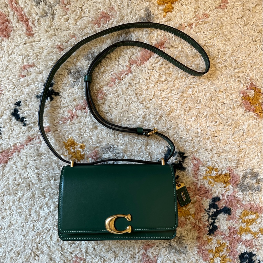 Coach Bandit Crossbody, Dark Pine